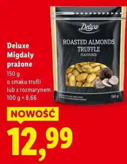 Lidl Deluxe Migdały prażone o smaku trufli lub z rozmarynem oferta