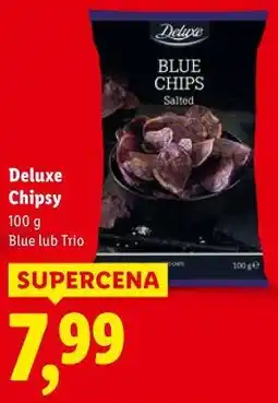 Lidl Deluxe Chipsy Blue lub Trio oferta