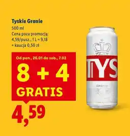 Lidl Tyskie Gronie oferta