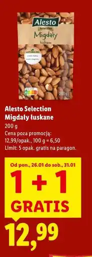 Lidl Alesto Selection Migdały łuskane oferta