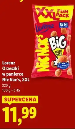 Lidl Lorenz Orzeszki w panierce Nic Nac’s, XXL oferta