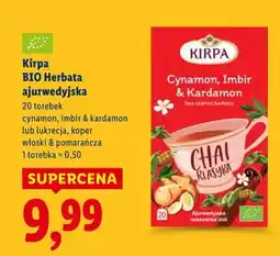 Lidl Kirpa BIO Herbata ajurwedyjska oferta