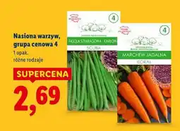 Lidl Nasiona warzyw, grupa cenowa 4 oferta