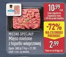 ALDI Mięso mielone z łopatki wieprzowej - na drugi produkt oferta