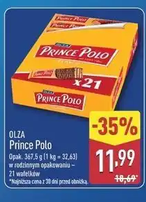 ALDI OLZA Prince Polo (21 wafelków) oferta