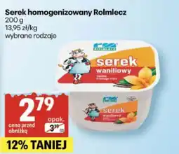 Delikatesy Centrum Serek homogenizowany Rolmlecz oferta