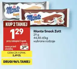 Delikatesy Centrum Monte Snack Zott oferta