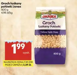 Delikatesy Centrum Groch łuskany połówki Janex oferta