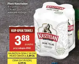 Delikatesy Centrum Piwo Kasztelan oferta