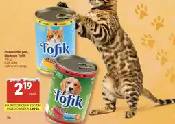 Delikatesy Centrum Puszka dla psa, dla kota Tofik oferta