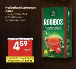 Delikatesy Centrum Herbata ekspresowa Astra Rooibos oferta