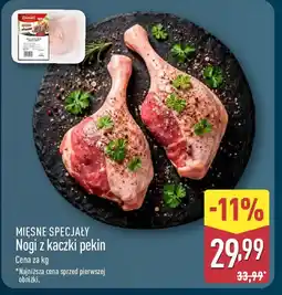 ALDI Mięsne specjały Nogi z kaczki pekin oferta