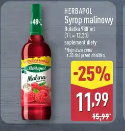 ALDI Herbapol Syrop malinowy oferta