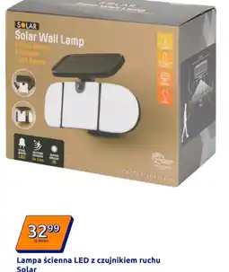 Action Solar Lampa ścienna LED z czujnikiem ruchu oferta