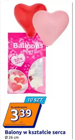 Action Balony w kształcie serca oferta