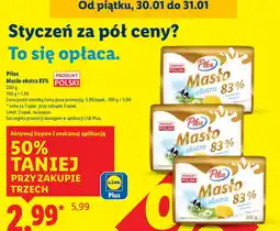 Lidl Masło ekstra 83% oferta