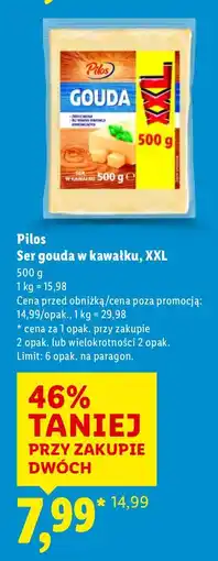Lidl Ser gouda w kawałku, XXL oferta