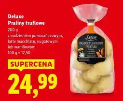 Lidl Praliny Deluxe trufle z nadzieniem pomarańczowym, latte macchiato, nugatowym lub waniliowym oferta