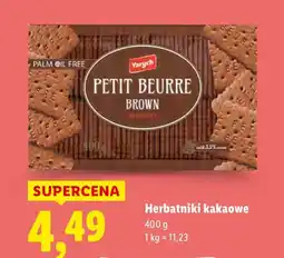 Lidl Herbatniki kakaowe oferta