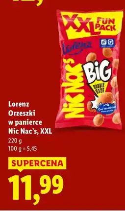 Lidl Orzeszki w panierce Nic Nac's XXL oferta