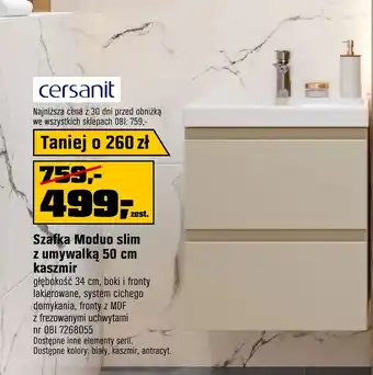 Szafka z umywalką Cersanit