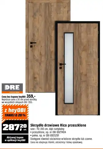 Skrzydło drzwiowe Dre