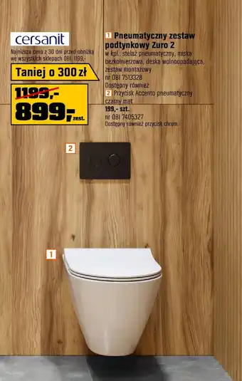 Zestaw podtynkowy Cersanit