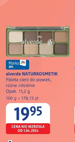 dm drogerie markt Paleta cieni do powiek alverde oferta