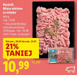 Lidl Mięso mielone Rzeźnik oferta