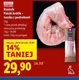 Lidl Królik Rzeźnik oferta