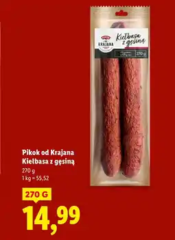 Lidl Kiełbasa Pikok oferta
