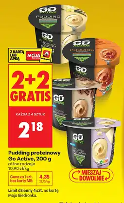 Biedronka Pudding Go Active oferta