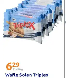 Action Solen Wafle Triplex Orzech laskowy oferta
