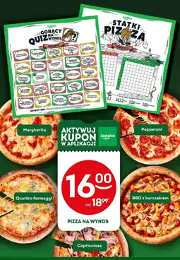 Żabka Pizza Capricciosa na wynos oferta