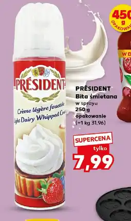 Kaufland Président Bita śmietana oferta