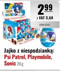 Eurocash Jajko z niespodzianką: Psi Patrol, Playmobile, Sonic oferta