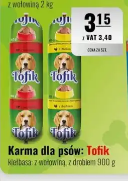 Eurocash Karma dla psów: Tofik oferta