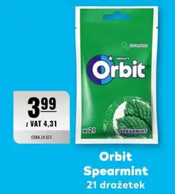 Eurocash Orbit Spearmint 21 drażetek oferta
