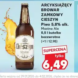 Kaufland Cieszyn Piwo Mastne Ale oferta