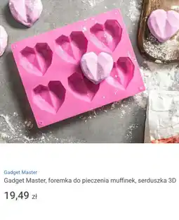 Smyk Gadget Master, foremka do pieczenia muffinek, serduszka 3D oferta