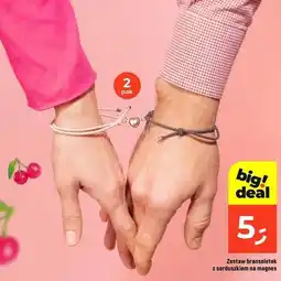 Dealz Bransoletka z serduszkiem i magnesem oferta