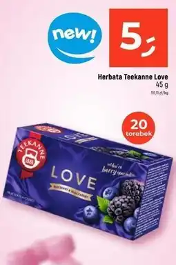 Dealz Herbata blueberry & blackberry Teekanne Love oferta
