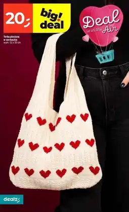 Dealz Torba pleciona w serduszka oferta