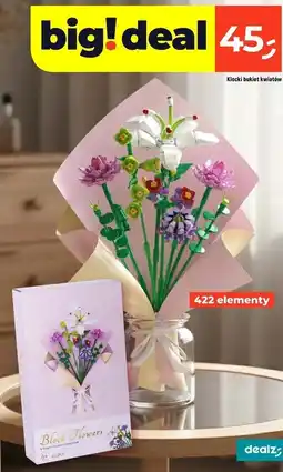 Dealz Klocki bukiet kwiatów oferta