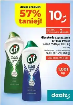 Dealz Mleczko do czyszczenia ocean wave Cif Max Power 3 Action oferta