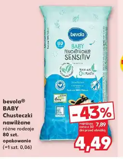 Kaufland Bevolá BABY Chusteczki nawilżane oferta