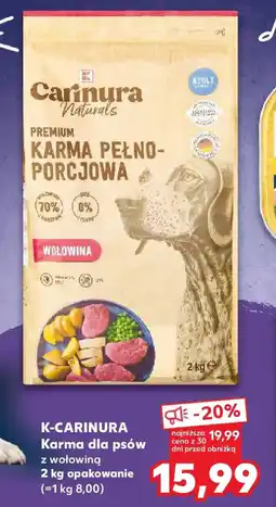 Kaufland K-Carinura Karma dla psów oferta