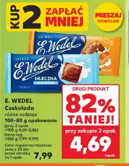 Kaufland E. Wedel Czekolada oferta