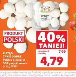 Kaufland Polskie pieczarki oferta