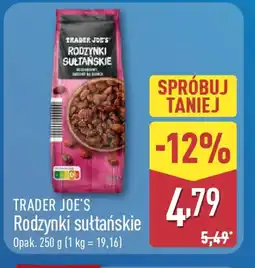 ALDI Trader Joe's Rodzynki sułtańskie oferta